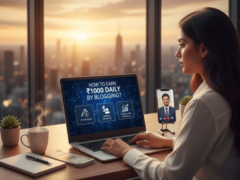 Blogging करके ₹1000 रोज कैसे कमाएं
