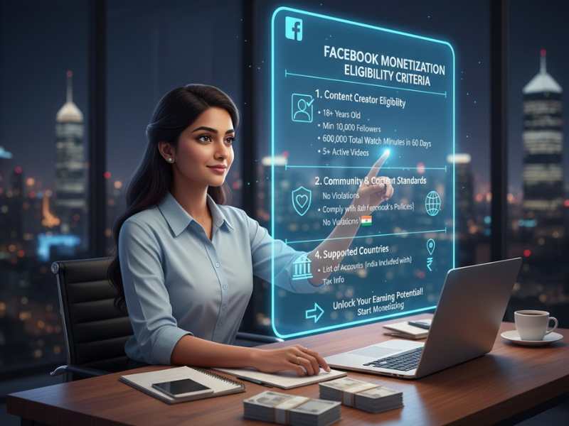 Facebook Monetization के लिए Eligibility Criteria