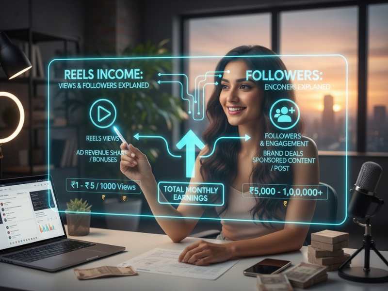 Reels Views या Followers के आधार पर Income कैसे तय होती है