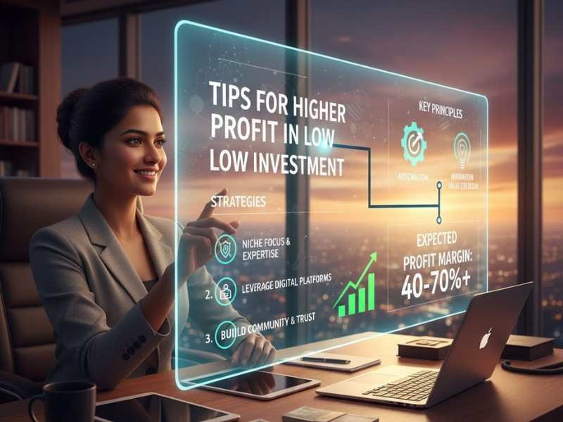 Tips for Higher Profit in Low Investment