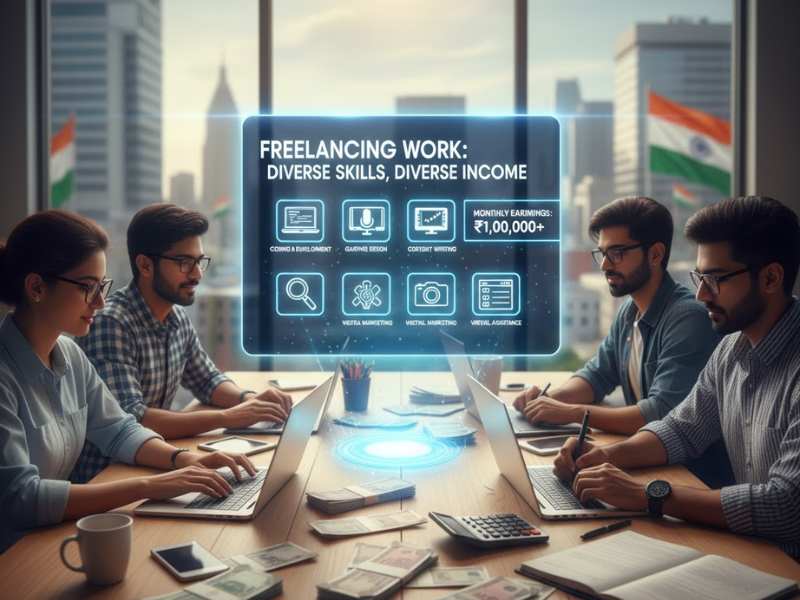 Freelancing क्या है और इससे ₹5000 दिन कैसे कमा सकते हैं