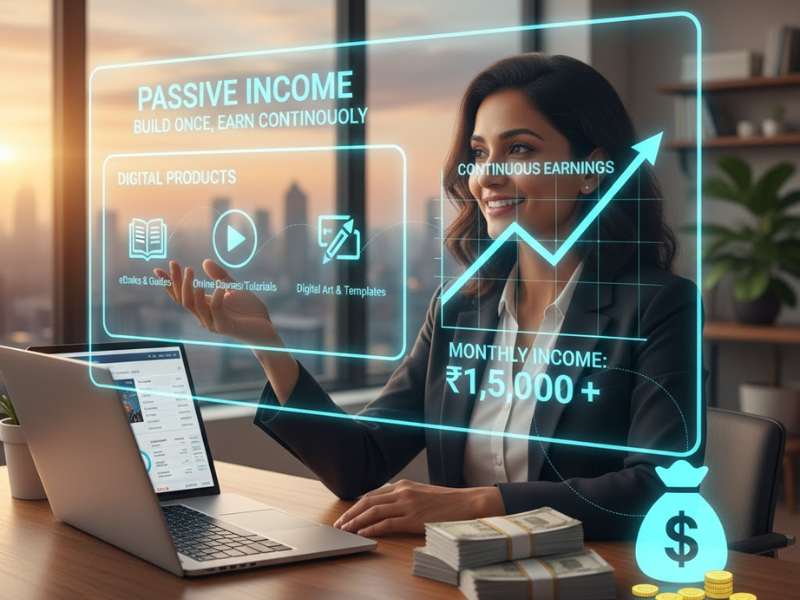 Passive Income एक बार बनाओ, लगातार कमाओ Digital Products 