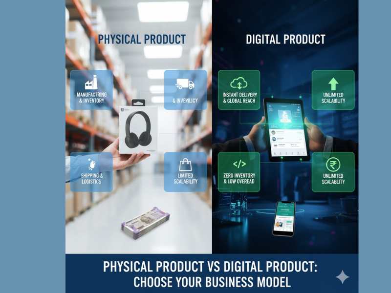 Physical Product vs Digital Product