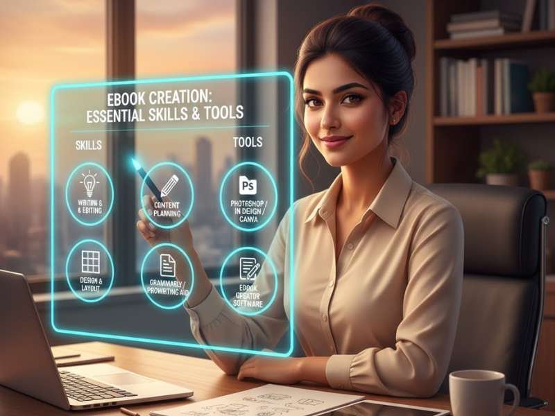 eBook बनाने के लिए जरूरी Skills और Tools