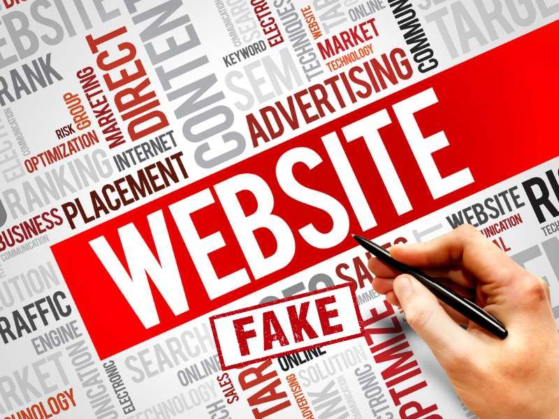 फर्जी वेबसाइटों से सावधान रहें